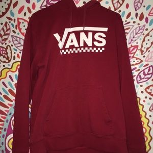 Red Vans sweatshirt/hoodie